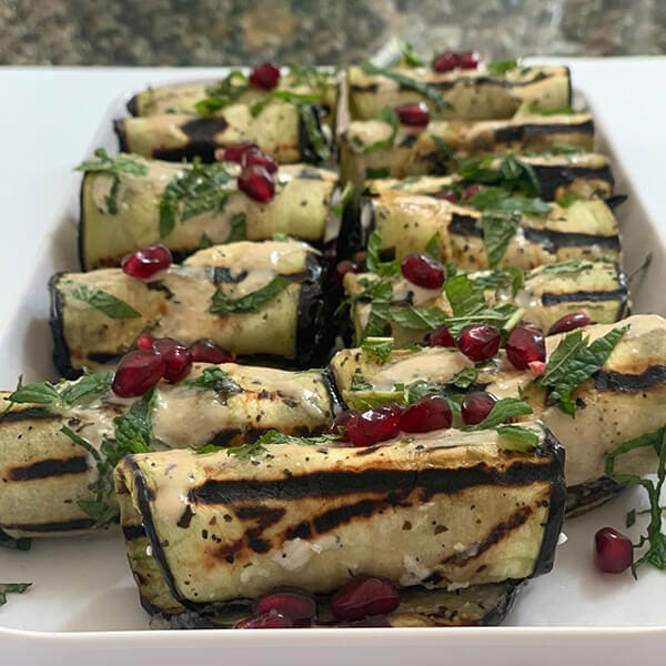 Grilled Eggplant Rolls